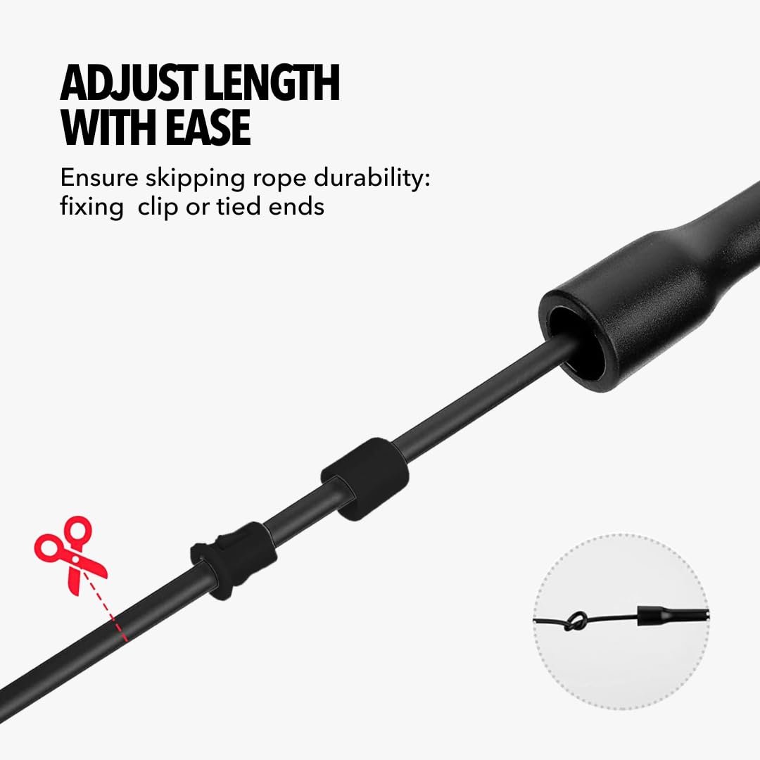 Boldfit Skipping Rope Adjustable Speed Jump Rope for Fitness - Image 4