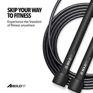 Boldfit Skipping Rope Adjustable Speed Jump Rope for Fitness