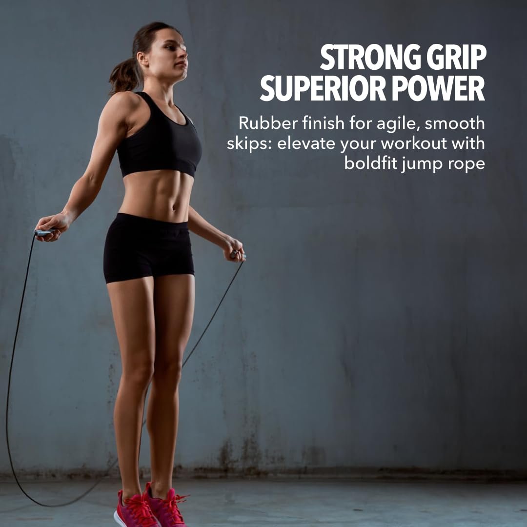 Boldfit Skipping Rope Adjustable Speed Jump Rope for Fitness - Image 2