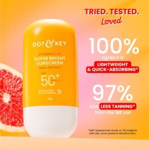 Dot & Key Vitamin C Sunscreen SPF 50 for Glowing Skin
