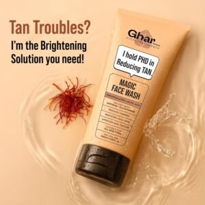 Ghar Soaps De-Tan Face Wash for Glowing Skin